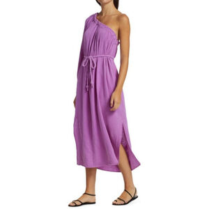 Xirena
Aveline Asymmetric Cotton Tie-Waist Dress L